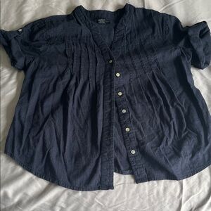 Preswick & Moore Navy Blue Top